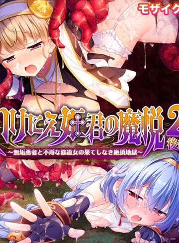 フルカラー❤邪淫のいけにえ2 〜女勇者と修道女・果てしなき絶頂＆触手地獄に堕ちたダークエルフと聖女〜 モザイク版｜大人のSEXY絵本