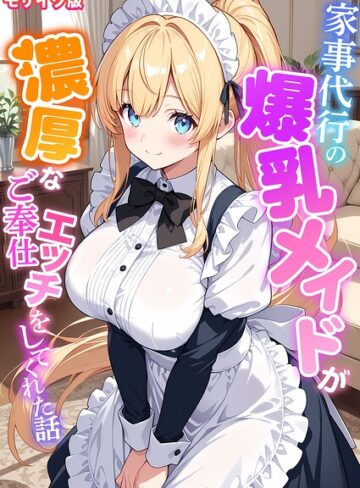 フルカラー❤家事代行の爆乳メイドが濃厚なご奉仕エッチをしてくれた話 モザイク版｜StudioSR