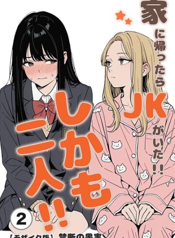 単話❤家に帰ったらJKがいた！！しかも二人！！（単話）【モザイク版】（単話）｜禁断の果実